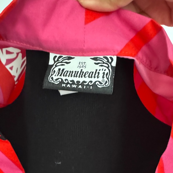 Vibrant Red and Black Women's Top - Picture 4 of 5